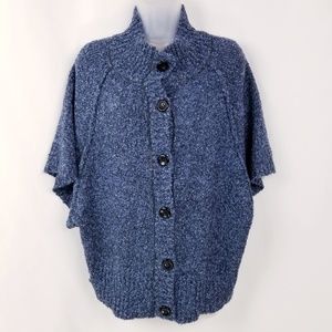 Serengeti Blue Short Sleeve Cardigan